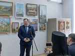 Епископ Дионисий принял участие в открытии выставки картин «Покров Пречистой над землей Воронежской» в Молодежном центре г. Россошь