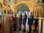 Кадеты приняли участие в Божественной литургии