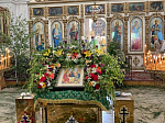 В храме святого мученика Иоанна воина встретили праздник Святой Троицы