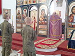Кадеты помолились на литургии