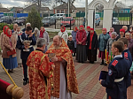 В дни Светлой седмице кадеты и воспитанники детского сада помолились за Божественной литургией в Свято‑Митрофановском храме села Верхний Мамон