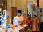 Епископ Россошанский и Острогожский Дионисий совершил Божественную литургию в Пантелеимоновском храме с. Пришиб