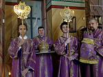 В Неделю Торжества Православия Правящий Архиерей совершил Божественную литургию в Свято-Ильинском кафедральном соборе города Россошь