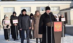 В селе Репьевка прошел митинг, посвященный Дню освобождения Репьевского района от немецко-фашистских захватчиков