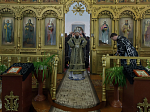 Епископ Дионисий совершил Литургию Преждеосвященных Даров в храме святителя Тихона, епископа Воронежского, Задонского чудотворца села Шубное Острогожского района