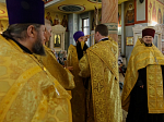 В канун праздника святых отцов шести Вселенских соборов, в Ильинском кафедральном соборе Россоши совершено всенощное бдение