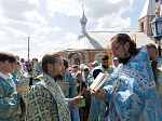 Епископ Дионисий 21 июля, в день празднования Казанской иконы Божией Матери, совершил Божественную литургию в Казанском храме пгт Каменка, центре Каменского благочиния