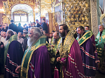 Архипастырь принял участие в богослужениях, проходящих в Троице-Сергиевой Лавре