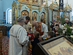 В Неделю по Рождестве Христовом Правящий Архиерей совершил Божественную литургию в храме иконы Божией Матери «Казанская» пгт. Каменка