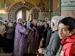 В Неделю Торжества Православия Правящий Архиерей совершил Божественную литургию в Свято-Ильинском кафедральном соборе города Россошь