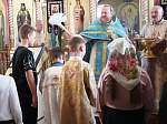 Протоиерей Владимир Шереметов совершил молебное пение «перед началом учения отроков»