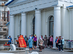 На территории храмового комплекса Успения Пресвятой Богородицы г. Калач состоялось торжественное открытие уникального водяного комплекса