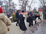 В с. Верхний Мамон священник принял участие в митинге, посвященном годовщине начала операции «Малый Сатурн»