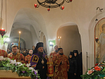 Епископ Борисоглебский и Бутурлиновский Сергий совместно с епископом Россошанским и Острогожским Дионисием совершили Литургию в Костомаровском Спасском женском монастыре