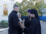 Епископ Россошанский и Острогожский Дионисий благословил на вступление в брак Арсения Белова и Евгению Троцевскую