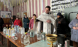 Великое освящение воды в селах Кантемировского района