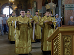 В день памяти Всех святых, в земле Российской просиявших, епископ Дионисий совершил Литургию в Ильинском кафедральном соборе города Россошь