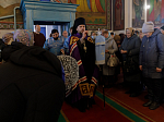 В праздник Благовещения Пресвятой Богородицы епископ Россошанский и Острогожский Дионисий совершил Божественную литургию в храме Вознесения Господня города Калач