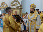 Правящий Архиерей совершил Божественную литургию в храме святых апостолов Петра и Павла с. Репьевка