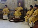 В Неделю 21-ю по Пятидесятнице епископ Дионисий возглавил воскресное богослужение в Свято-Ильинском кафедральном соборе города Россошь