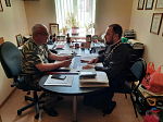 Священник посетил пожарную часть