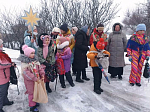 Христославы на Рождество в поселке Каменка