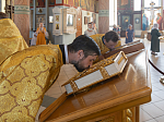 Всенощное бдение накануне памяти святого равноапостольного князя Владимира в Ильинском соборе г. Россоши возглавил епископ Россошанский и Острогожский Дионисий