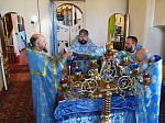 В Казанском храме села Новотолучеево была совершена соборная Божественная литургия