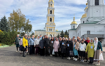 Паломническая группа Россошанского церковного округа помолилась у значимых святынь Дивеевской и Муромской земли