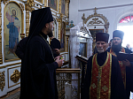 Преосвященнейший епископ Дионисий совершил Божественную литургию в Георгиевском храме села Терновое Острогожского района