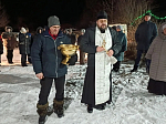 В Крещенский сочельник в храме святых апостолов Петра и Павла села Петропавловка совершена Литургия и чин великого освящения воды