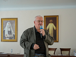 Преосвященнейший Дионисий, епископ Россошанский и Острогожский, приветствовал участников смотра-конкурса «В звонах славим Господа»