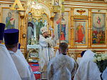 Преосвященнейший епископ Дионисий возглавил торжества престольного праздника Вознесенского храма города Калач