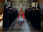 Глава Россошанской епархии возглавил служение Божественной литургии в Свято-Ильинском кафедральном соборе города Россоши