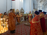 Епископ Россошанский и Острогожский Дионисий совершил Литургию в храме святых апостолов Петра и Павла с. Репьевка
