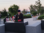 В День памяти и скорби благочинный Репьевского церковного округа протоиерей Алексий Чибисов принял участие в памятном митинге