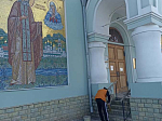 В рамках епархиальной акции «Пасха в каждый дом» в г. Острогожск уборка в храме