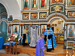 Всенощное бдение в Казанском храме г. Павловска накануне Успения Пресвятой Богородицы
