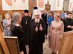Митрополит Воронежский и Лискинский Сергий открыл выставку картин в Благовещенском кафедральном соборе