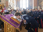 Преосвященнейший епископ Дионисий совершил Божественную литургию в Ильинском кафедральном соборе г. Россошь