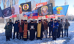 В поселке Каменка состоялся традиционный братский молебен