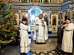 В Свято-Троицком храме поселка Кантемировка торжественно встретили Рождество Христово