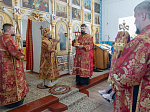 Епископ Россошанский и Острогожский Дионисий совершил Божественную литургию в Казанском храме с. Коротояк (Покровка) Острогожского района