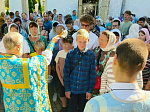 Настоятель храма Преображения Господня города Острогожска совершил молебен перед началом нового учебного года