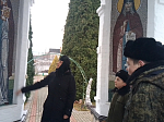 Воспитанники Верхнемамонского казачьего кадетского корпуса совершили паломническую поездку к святыням города Воронежа
