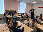 В МКОУ Воробьевская СОШ состоялась встреча с настоятелем храма Архистратига Божия Михаила села Воробьевка