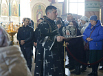 В Великую Субботу Правящий Архиерей совершил Литургию в Свято-Ильинском кафедральном соборе города Россоши