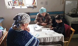 В Воскресной группе при храме Преображения Господня села Заброды традиционно состоялся урок «Добра и милосердия»