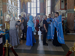 В Россоши встретили ковчег с частицей мощей святой блаженной старицы Матроны Московской