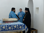 В преддверии престольного праздника епископ Дионисий совершил всенощное бдение в Казанском храме города Павловска